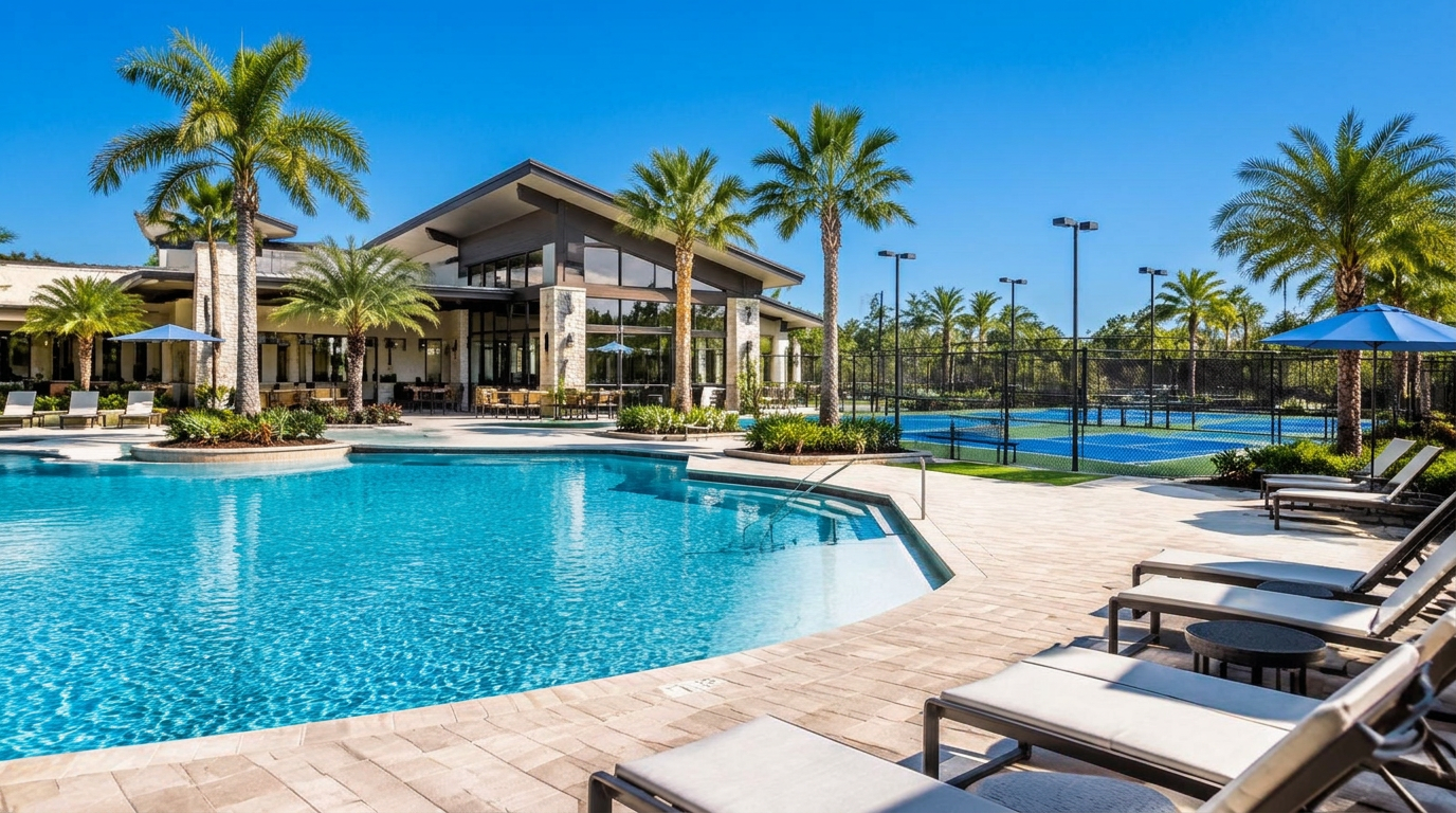 Bright Gulf Coast landscape in Bonita Springs