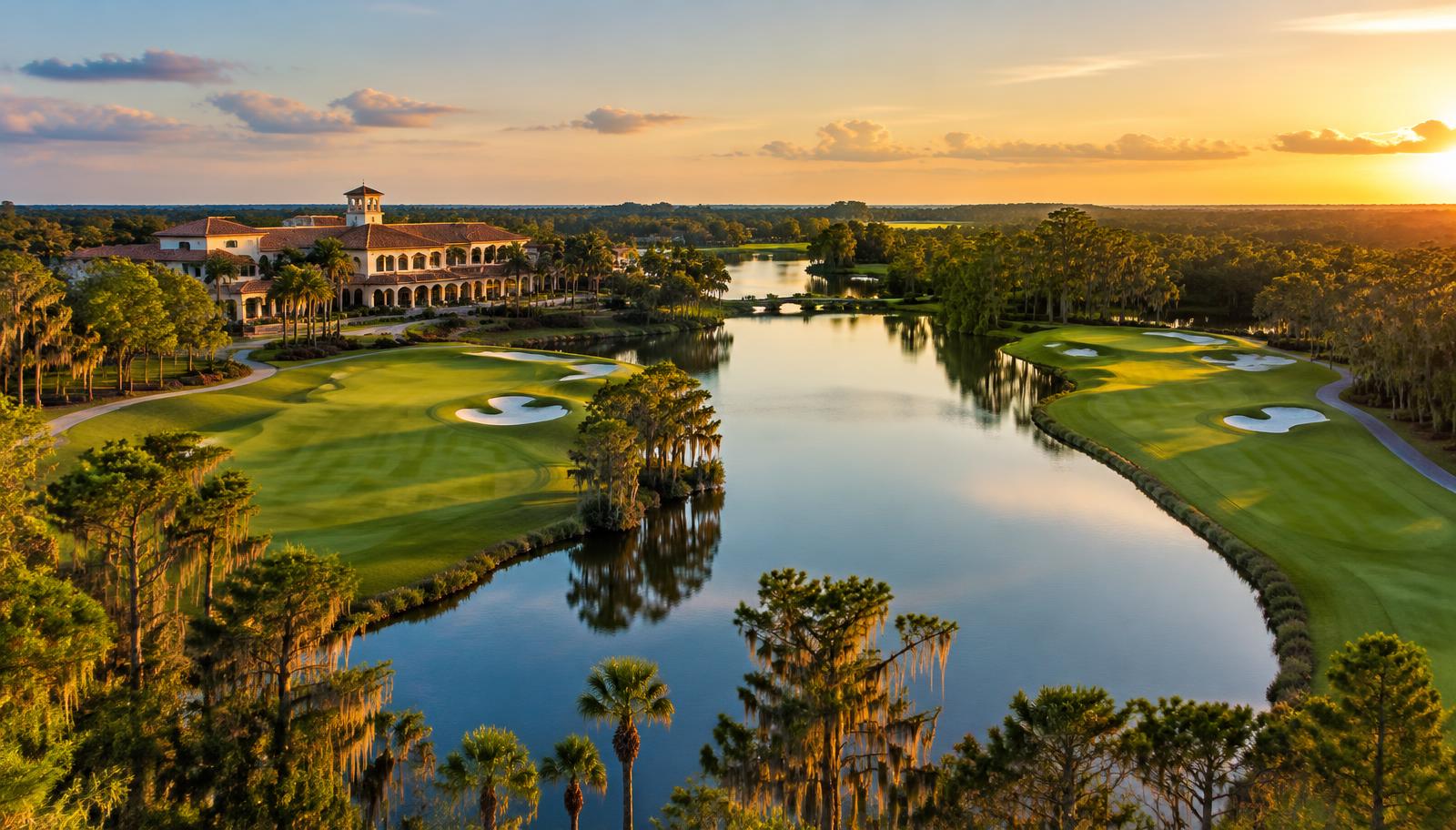 Editorial representation of a private golf community in North Naples