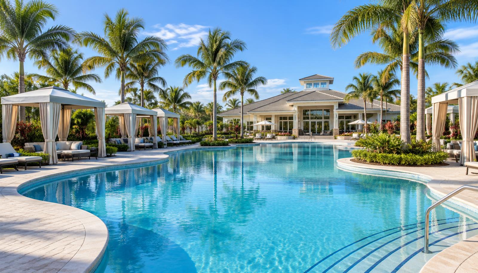 Bright Gulf Coast landscape in Bonita Springs